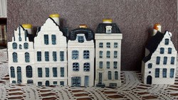 Holland porcelán házak