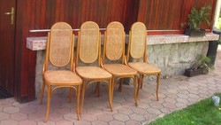 Thonet nádazott székek