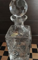 Polonia Crystal 24% Lead Crystal Whisky Bourbon Liquor Decanter Made In Poland