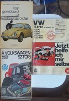 Botond-Bolics György : Így gondozd a Volkswagen-odat, Martin József :A VW sztori,DieterK. VW käfer