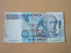OLASZ 10000 LÍRA  1984 VOLTA