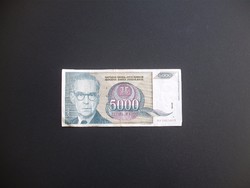 5000 dinár 1992