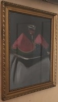 Bene Géza festmény, vászon, olaj, kerettel 36 cm X 46 cm