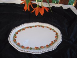 Altwien, wiener rose, Viennese rose, oval bowl 23 x 17 cm