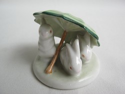 Drasche porcelán nyuszi esernyős nyuszik