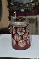 Hollowed crystal lid cup