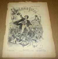 Bolond Istók, 1880 március 28., régi, antik újság, humor, vicc, politika, vers, XIX. század