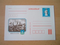 LEVELEZŐLAP 1 FORINT 650 ÉVES GYÖNGYÖS