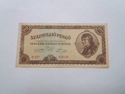 100 Millió  Pengő 1946-os   bankjegy!