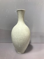 Szürkés-fehér repesztett mázas amphora alakú H&C Selb Heinrich Bavaria váza