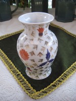 Old vase by Zsolnay, with a small edge damage, 8.5 x 14 cm
