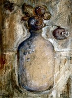 Tóth Menyhért (1904 - 1980): Mákgubók öblös vázában