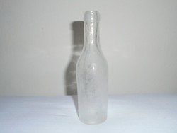 Antik kis üveg palack - alján jelzés - St. 0.1 L
