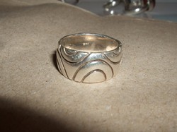 Vastag ezüst  gyűrű