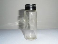 Régi Richter Gedeon gyógyszertári gyógyszeres üveg palack - bakelit kupakkal