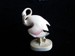 Nagyon ritka antik Zsolnay flamingó