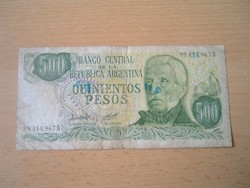 ARGENTÍNA 500 PESOS 1979-1981 (ND) 