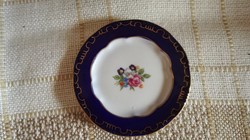 Zsolnay mini tányér,  gyűrűs tálka