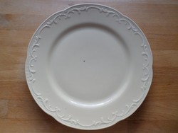 Régebbi Tirschenreuth Bavaria csontszínű porcelán tányér lapostányér 25,5 cm