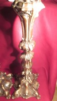  1 db  Hatalmas bronz lámpatest  43x15x8 cm 2.1. kg v. gyertyatartó