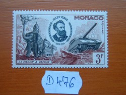 MONACO 3 F 1955 Jules Verne halálának 50. évfordulója, 1828-1905 D476