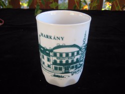 Zsolnay emlék csésze  Harkány , 70 es évek