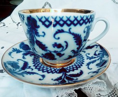 Kék mintás Lomonosov csésze