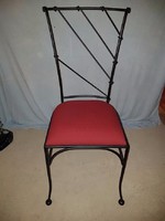 Kovácsolt vas szék
