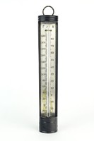 0O837 Antik ROCHESTER amerikai ezüstözött hőmérő