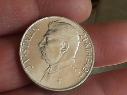 Csehszlovák ezüst 100 korona Sztálin 1949