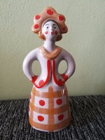 Dulevo orosz/ukrán porcelán nő