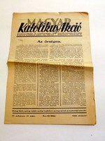 MAGYAR KATOLIKUS AKCIÓ	1944	október				RÉGI ÚJSÁG	788