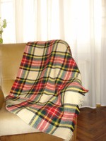 Scottish Check Wool Blanket (180 X 135 cm)