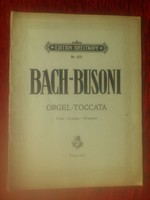 Bach - Busoni - Orgel - Toccata - c-dur - c major - Breitkopf kotta
