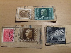 Horthy bélyegek háború alatt feladottak.