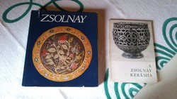 Zsolnay - 2 db könyv