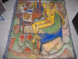 Gyula Bakányi painting 180x150 cm