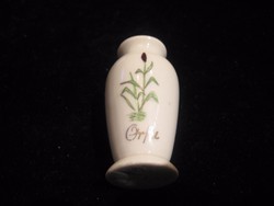 Hollóház porcelain, small vase from Orfű memorial 51 mm