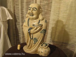 Hatalmas antik Buddha porcelán szobor