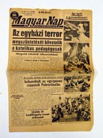 Hungarian Day political daily ii. Grade 113. Number 1948 May 16 old newspaper 1275