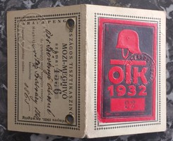 Mozi-Meghívó - Országos Tisztikaszinó - 1932