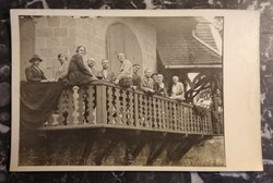 Sváb vadászlak verandáján - 1926 - fotó