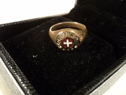Igazi ritkaság I. világháborús patrióta gyűrű, relikvia