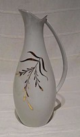 Arannyal díszített,porcelán váza (21 cm)