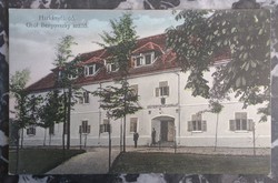 Harkányfürdő - Gróf Benyovszky szálló - 1928 - képeslap