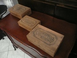 3 db antik Gerbaud süteményes doboz eladó az 1920-as évekből egyben