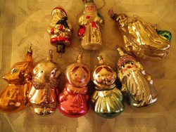 Eredeti Antik Orosz figurális karácsonyfa díszek