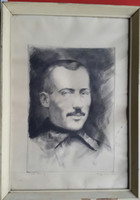 Nagy Zoltán Tapolca,1916.szept.15-Budapest,1987.febr.28.: Portré Ligeti Károlyrol,mérete:28cmX19cm,
