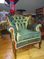 Barokk fotel eladó(új kárpit)