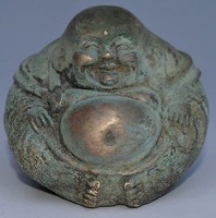 Bronz Nevető buddha